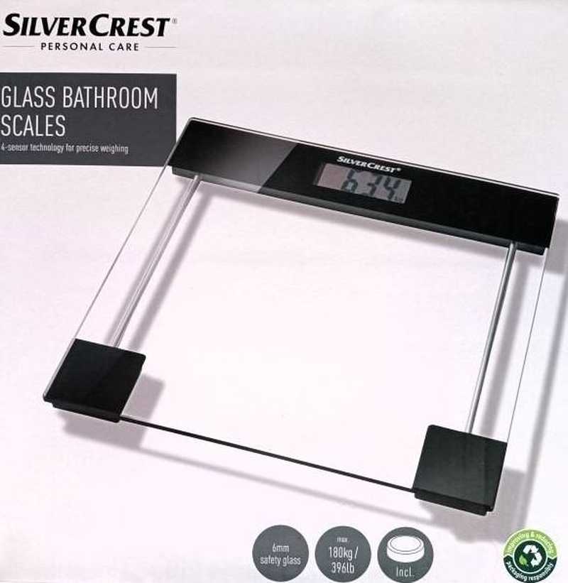 Báscula Digital Bascula De BaÃ±o Silvercrest Balanzas Digitales BÃ