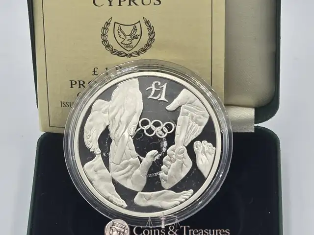 Cyprus 1992 silver proof coin barcelona olympics, Επαρχία Λευκωσίας — Λατσιά - Άγιος Γεώργιος