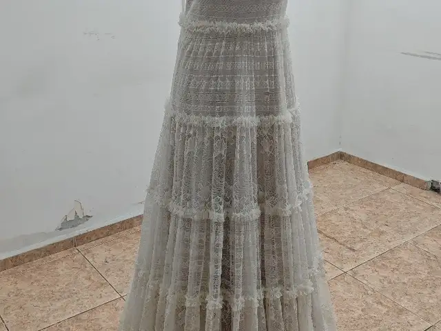 Bohemian lace wedding dress, Limassol — Germasogeia