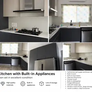 Modern fitted kitchen in excellent condition. appliances not included, Limassol — Agios Tychon