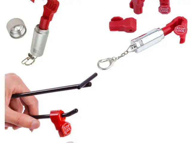 Hook stop lock magnetic detacher silver, Limassol — Agios Athanasios