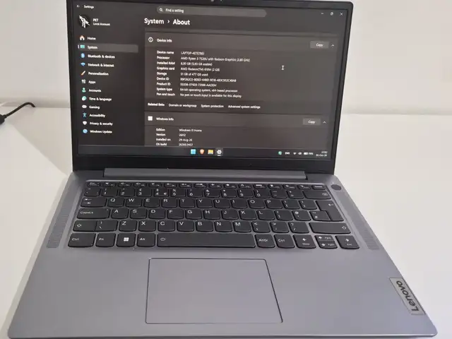 Lenovo ideapad slim 3 14amn8 ryzen 5 7520u 8 gb ram 512 gb ssd working perfectly, Nicosia — Dali - Panag Evangelistria