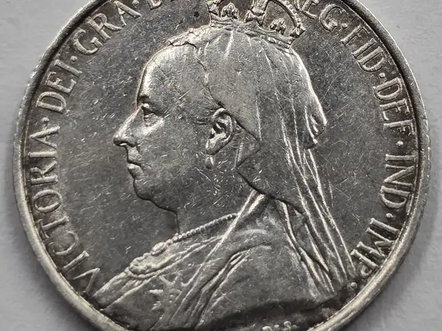 Cyprus 4.5 silver piastre coin 1901 queen victoria au, Nicosia — Latsia - Agios Georgios