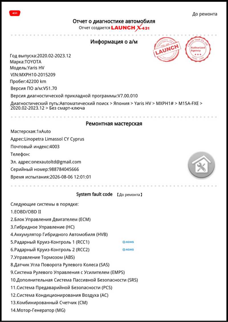 2020 Toyota Yaris 1,5L 2020 Cyprus