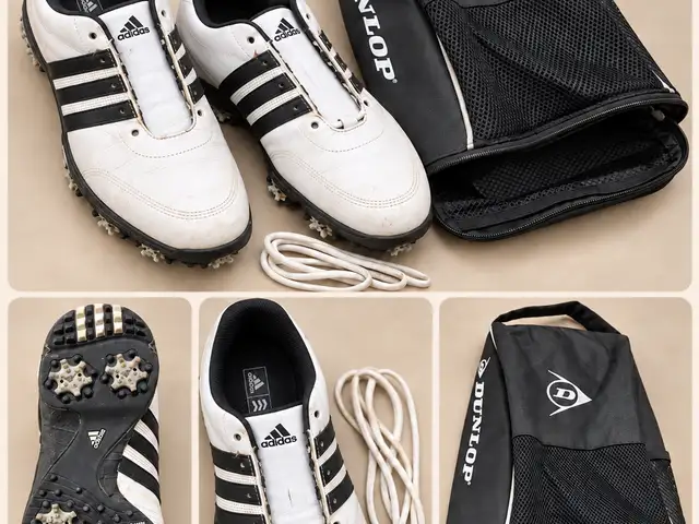 Original adidas golf shoes with dunlop carry bag, Επαρχία Λεμεσού — Γερμασόγεια Τουριστική Περιοχή