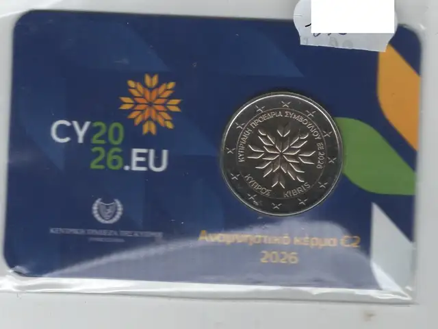 Code v0105-cyprus 2026 coin card, Limassol — Historical Center