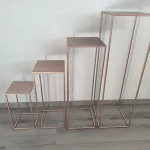 Metal stand rose gold 40/60/80/100cm, Nicosia — Geri