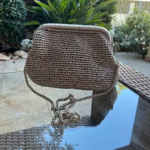 Premium raffia bag - handmade -exclusive, Limassol — Parekklisia