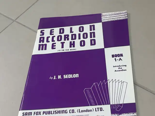 Sedlon accordion method book 1a-introduction/ faber edition/ sedlon method/48 pp, Paphos — Paphos - Agios Theodoros