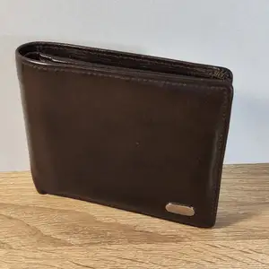 Men's Genuine Leather Bifold Wallet Dark Brown, Limassol — Agios Athanasios