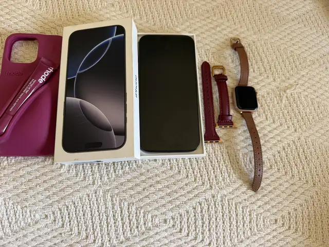 Iphone 16 pro max 256gb + apple watch bundle, Limassol — Agios Athanasios