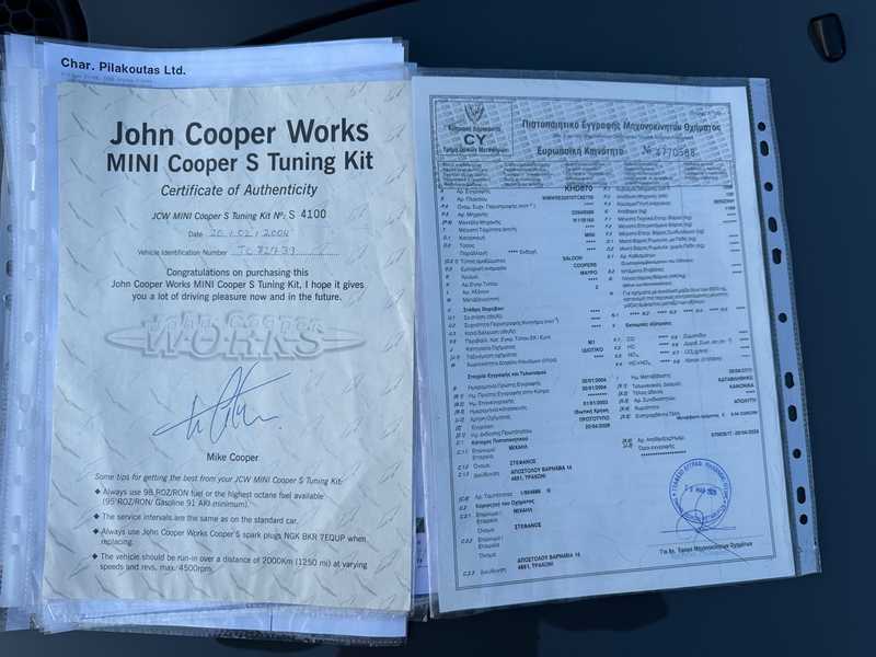 2004 Mini Cooper 1,6L 2004 Cyprus