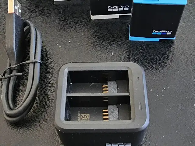 Dual battery changer + 3 Enduro batteries for GOPRO Black hero 9, 10, 11, 12, Επαρχία Λευκωσίας — Στρόβολος - Άγιος Βασίλειος