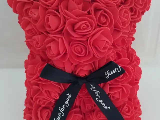 Red rose teddy bear, Nicosia — Strovolos - Agios Vasileios