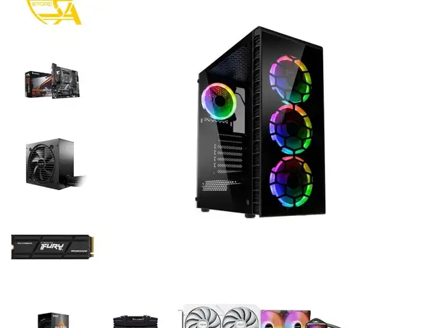 Custom gaming pc ryzen 5 5600x radeon rx 9060 xt 16gb 32gb ddr4 1tb nv, Επαρχία Λευκωσίας — Λακατάμεια - Αγία Παρασκευή