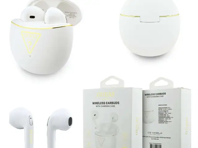 Earphone guess line triangle wireless white, Επαρχία Λεμεσού — Λεμεσός - Άγιος Νικόλαος