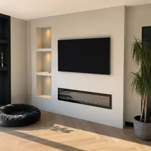 Plasterboard fireplace recess niche construction in paphos, Επαρχία Πάφου — Πάφος - Κάτω Πάφος