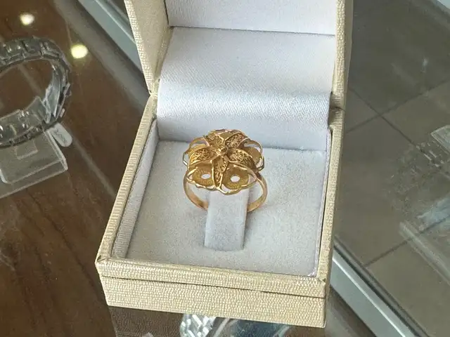 Vintage filigree flower statement ring, Επαρχία Λάρνακας — Λάρνακα - Σκάλα
