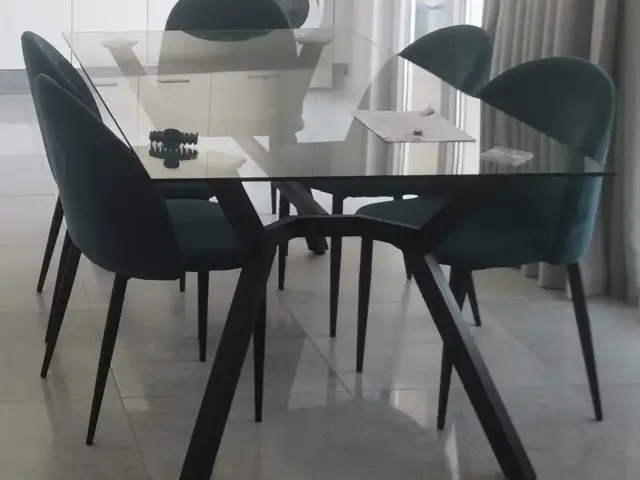Glass dining table, Limassol — Limassol - Agios Nicolaos