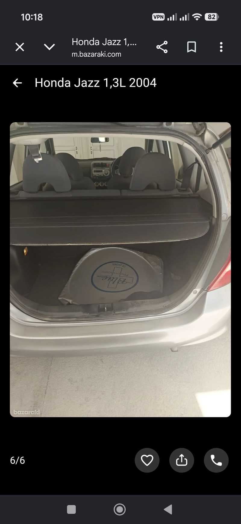2004 Honda Jazz 1,3L 2004 Cyprus