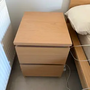 Ikea malm 2 drawer bedside table, Limassol — Pyrgos Lemesou