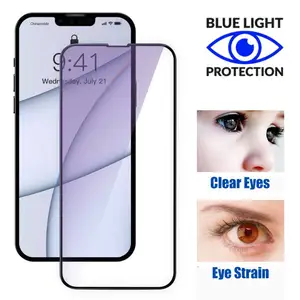Tempered glass anti-blue light apple iphone 13 pro max, Limassol — Agios Athanasios