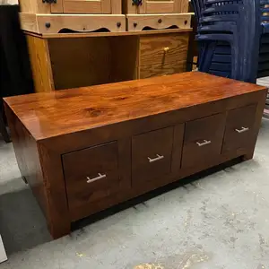 Low level tv unit/coffee table with 4 drawers, Paphos — Empa