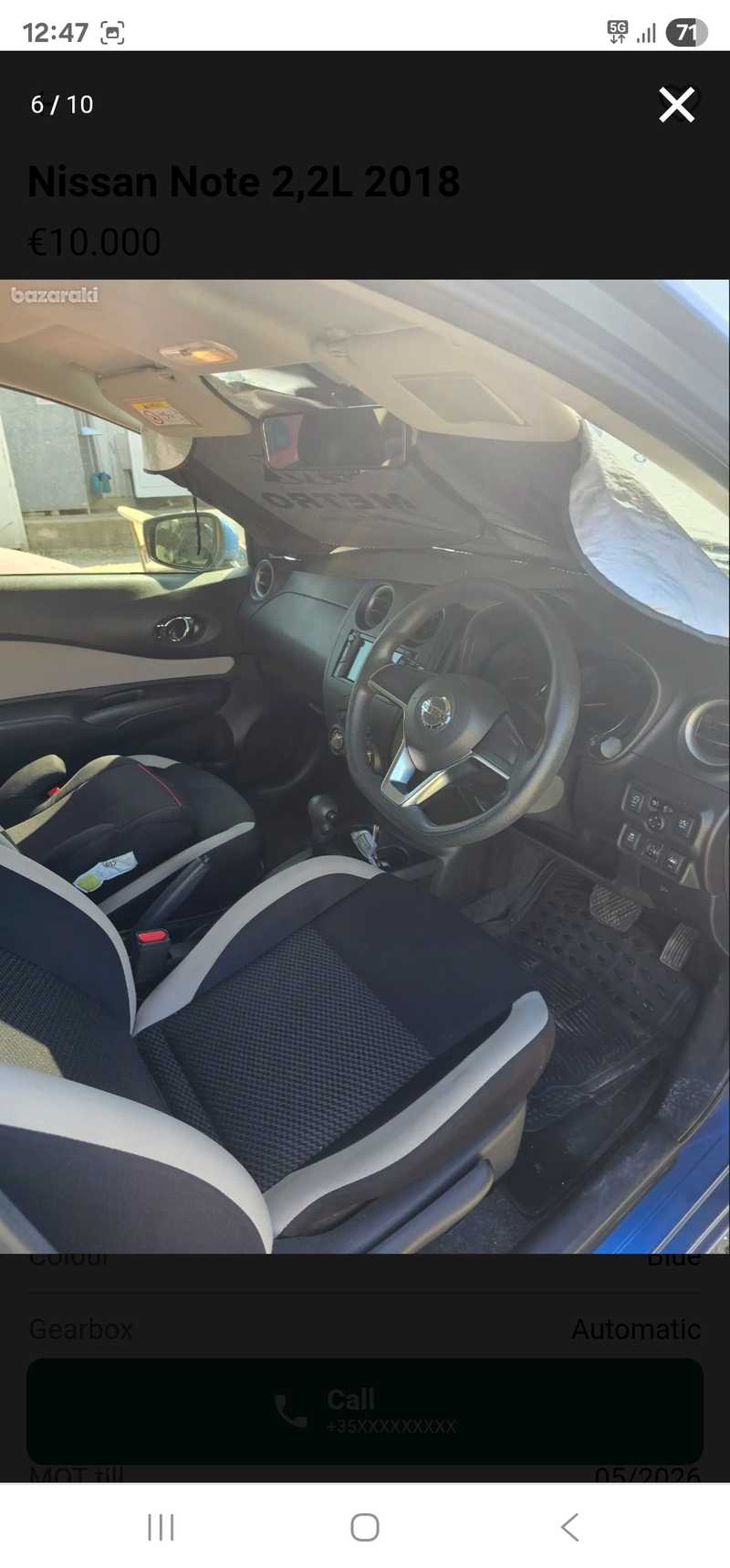 2018 Nissan Note 2,2L 2018 Cyprus