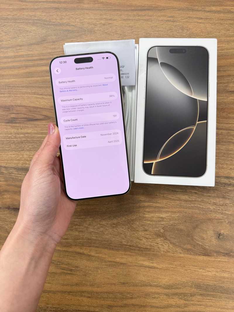 Iphone 16promax 256gb 98 battery €900 №6303433 in Nicosia - iPhone