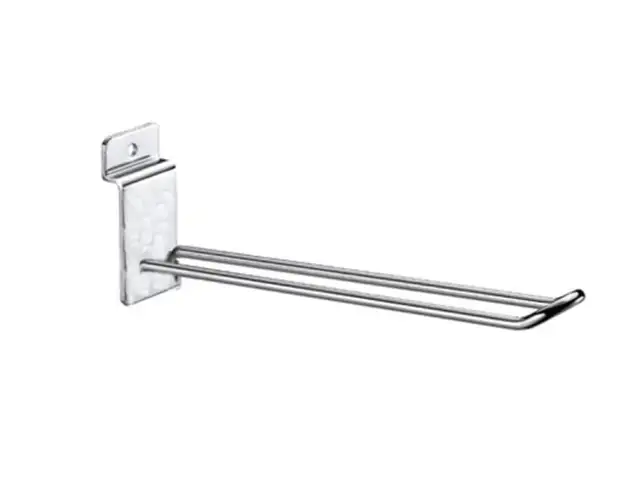 Punched hook shelf 14.0cm silver, Limassol — Agios Athanasios