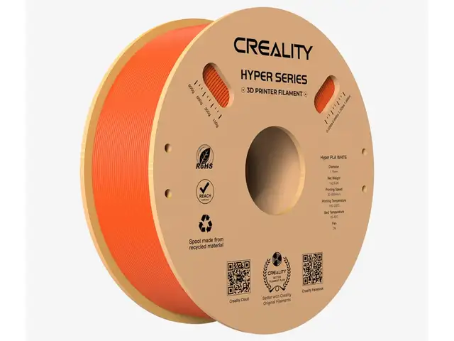Creality hyper pla orange 3d printer filament 1 kg spool 75mm high spe, Nicosia — Lakatameia - Agia Paraskevi