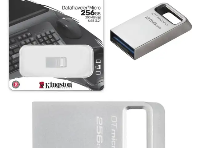 Pen drive kingston micro g2 3.2 256gb silver, Limassol — Agios Athanasios