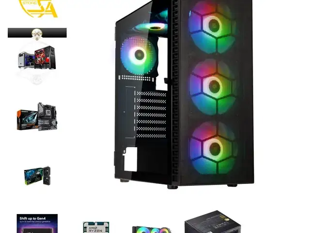 Custom gaming pc ryzen 5 7600x rtx 5060 32gb ddr5 1tb nvme, Επαρχία Λευκωσίας — Λακατάμεια - Αγία Παρασκευή