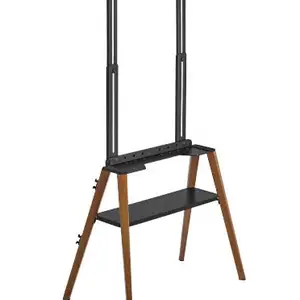 Brateck tv floorstand 40x40 1.25m 40kg black/walnut fs36-44f-02, Επαρχία Λεμεσού — Άγιος Αθανάσιος