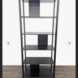 Ikea black display shelf, Larnaca — Meneou