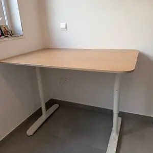 Ikea bekant desk 120x80 cm, oak / white / γραφείο ikea, Larnaca — Livadia Larnakas