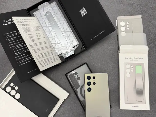 Samsung galaxy s24 ultra 512gb titanium gray + dbrand ghost 2.0 & accessories, Επαρχία Λεμεσού — Παρεκκλησιά