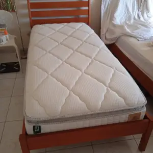 Timber bed with high quality mattress, Limassol — Limassol - Agia Zoni