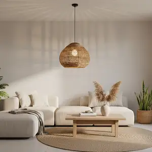 Solea abaca pendant lamp, Paphos — Kissonerga