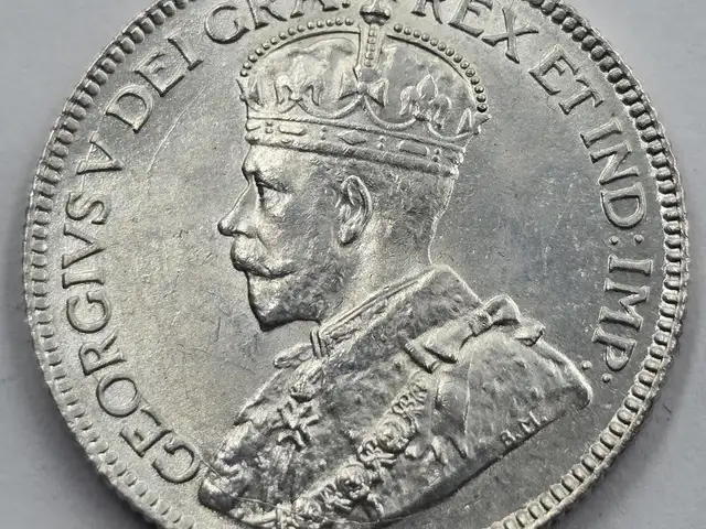 Cyprus 9 silver piastre coin 1921 in top unc condition, Nicosia — Latsia - Agios Georgios