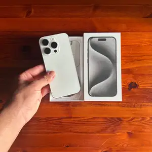 Iphone 15 pro 128gb 81percent white titanium - trade only with iphone, Nicosia — Nicosia - Ag. Antonios