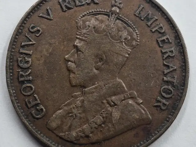 Cyprus kgv 1 piastre coin 1930 kgv reighn, Επαρχία Λευκωσίας — Λατσιά - Άγιος Γεώργιος