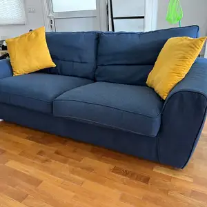 Sofa poltrone sofa very good condition, removable covers, Nicosia — Aglantzia