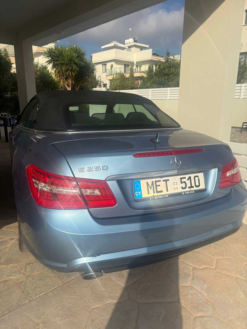 2011 Mercedes-Benz E-Class 2,5L 2011 Cyprus