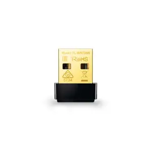 Tp link nano usb wi fi adapter tl wn725n 150mbps 2 4ghz 0 black, Nicosia — Lakatameia - Agia Paraskevi