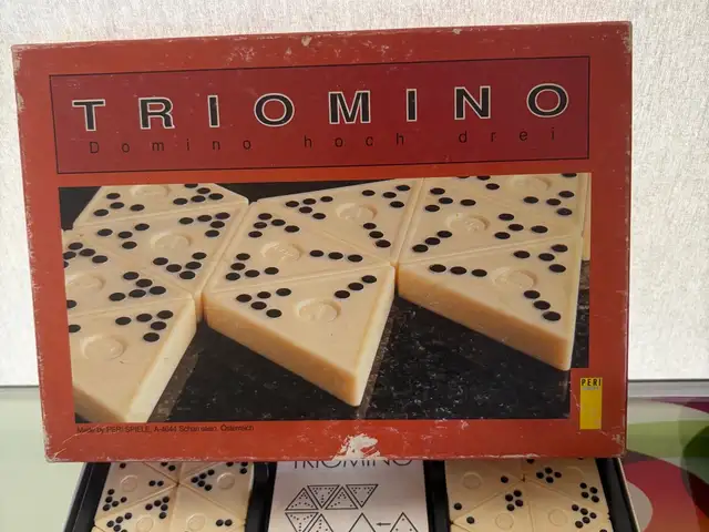 Vintage 1950s triomino by peri spiele super board game toy board game, Paphos — Paphos - Agios Theodoros