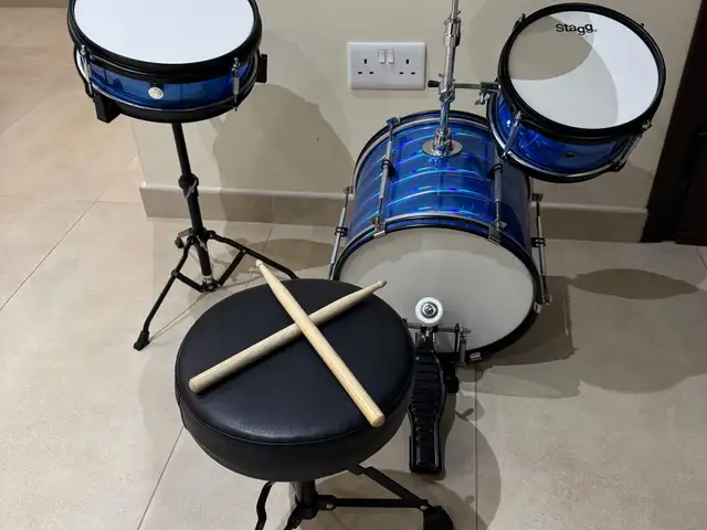 Ακουστικά τύμπανα stagg tim jr 3/12b bl σετ 3 τεμαχίων, κατασκευασμένα από ξύλο, Επαρχία Λάρνακας — Λάρνακα - Αγιος Νικόλαος