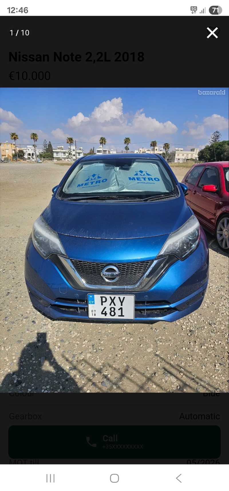 2018 Nissan Note 1,2L 2018 Cyprus