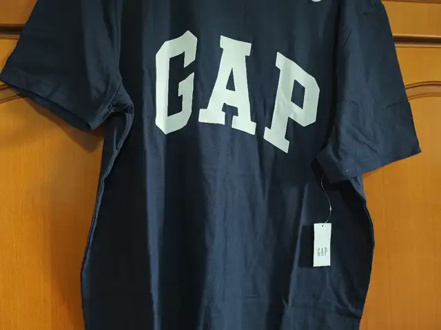 Brand new gap t-shirt original logo t-shirt navy blue classic men gift menswear, Larnaca — Aradippou - Apostolos Loukas
