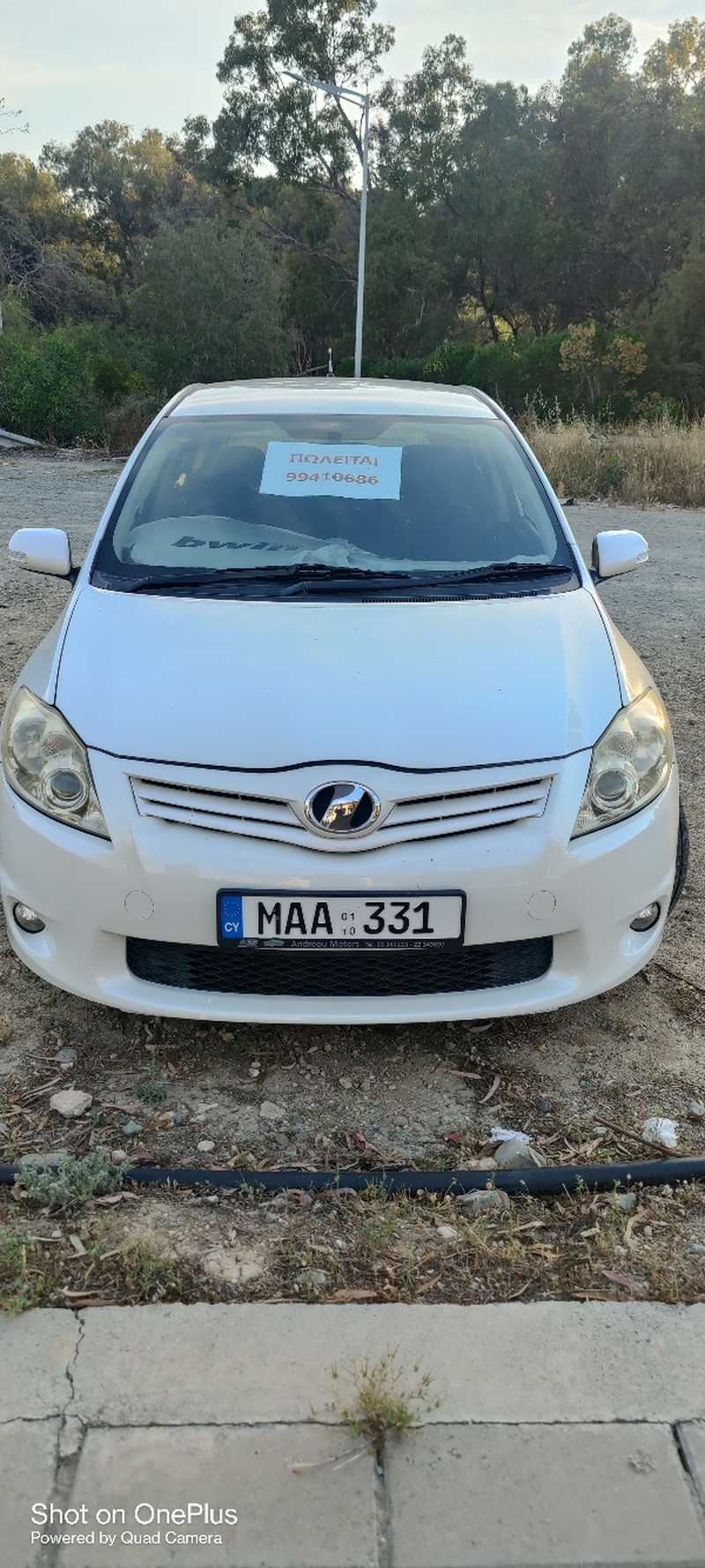 2010 Toyota Auris 1,5L 2010 Cyprus